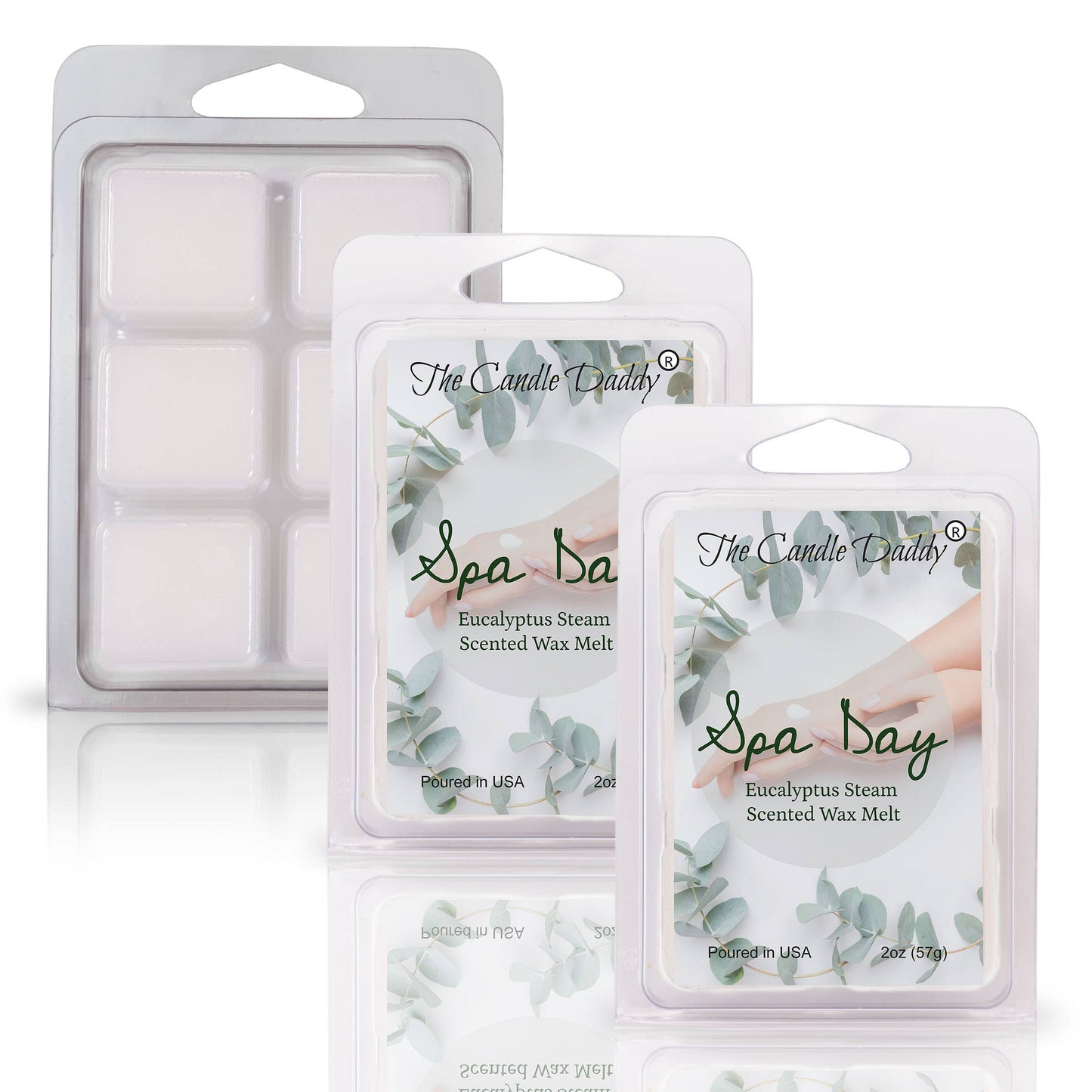 SPA DAY - RELAXING AROMA THERAPY EUCALYPTUS SCENTED WAX MELT