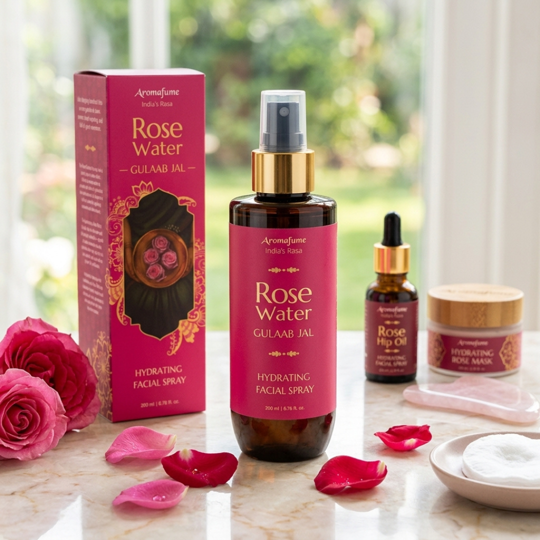 Rose Hydrosol Facial Spray | Pure Rose Water Spray for Face
