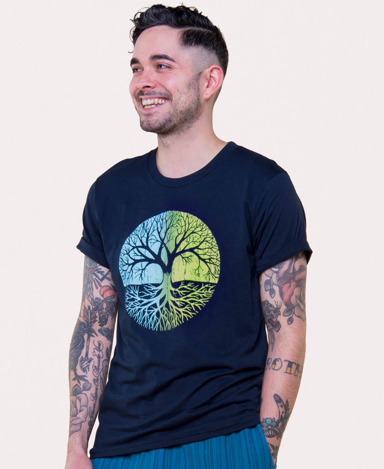 Tree Of Life Organic T-Shirt - Unisex - Retro Graphic Tees