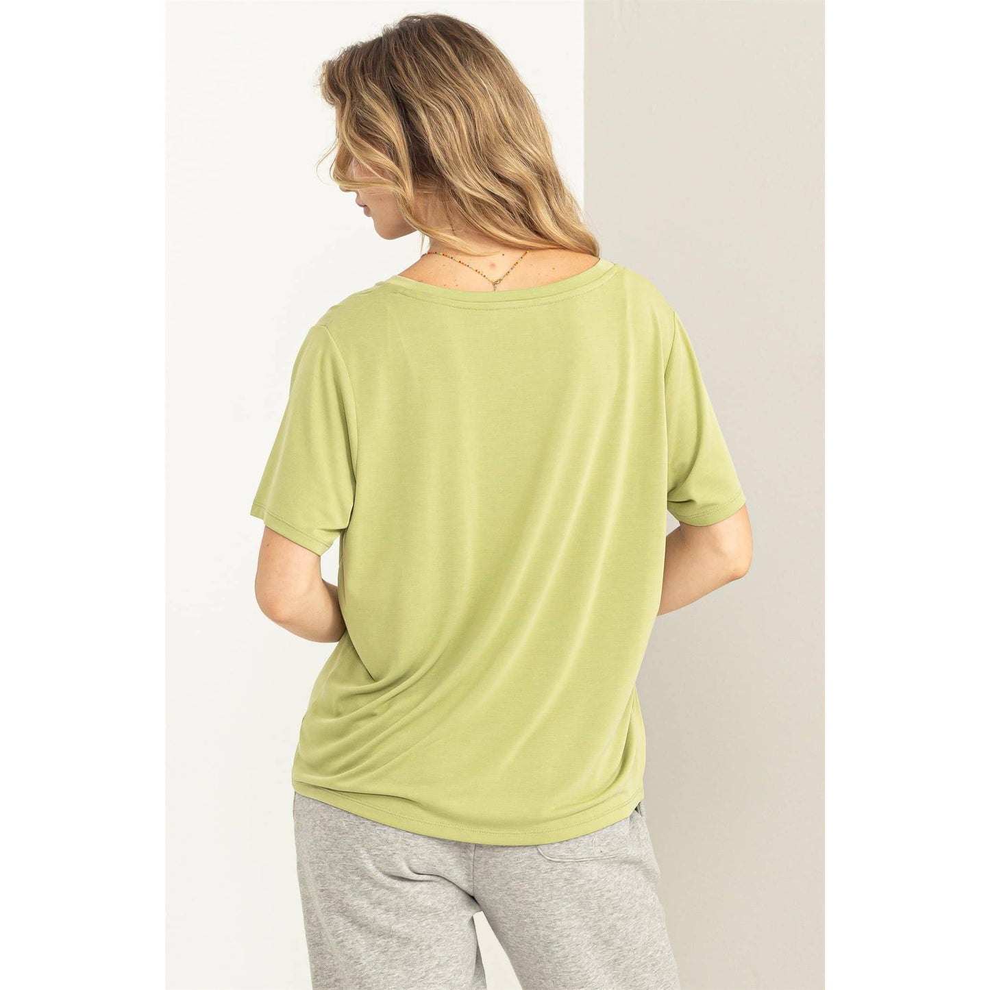 V-Neck Short-Sleeve Top