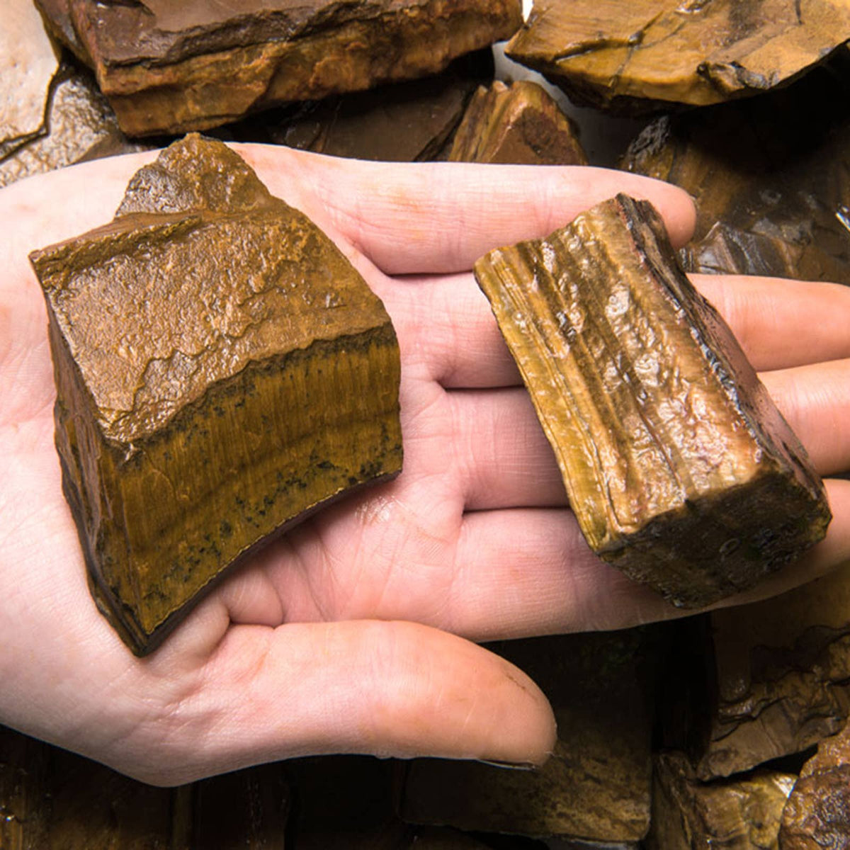 Rough Gold Tiger Eye - Africa - Raw Natural Stones