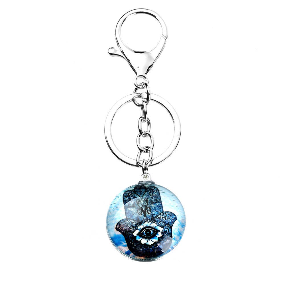 ASSORTED HAMSA ACRYLIC KEYCHAINS