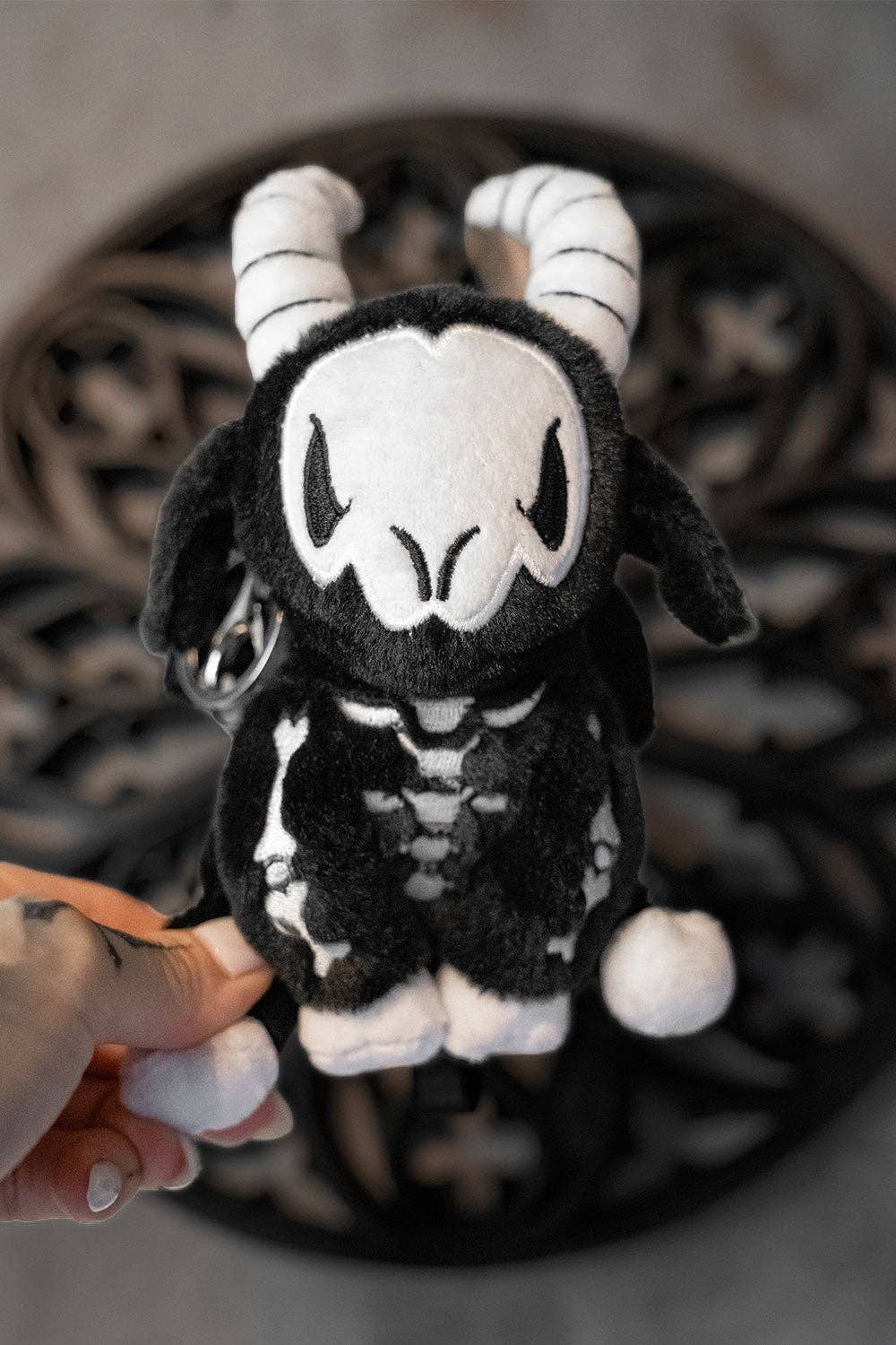 Skelegoat Plush Keychain