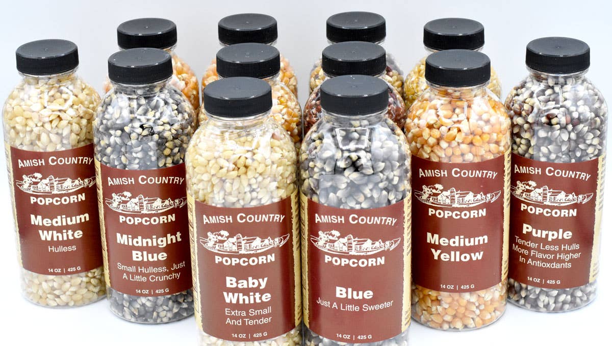 Mixed Case of 14oz Bottles of Popcorn (12ct)