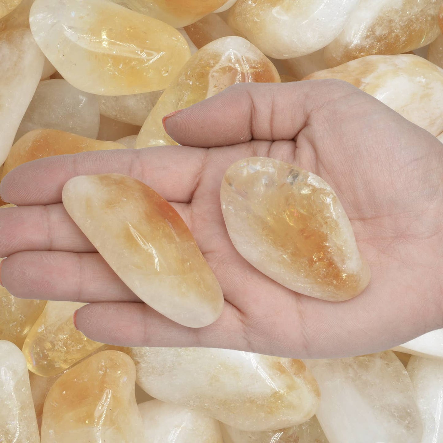 Tumbled Citrine - XXL - A Grade - Brazil