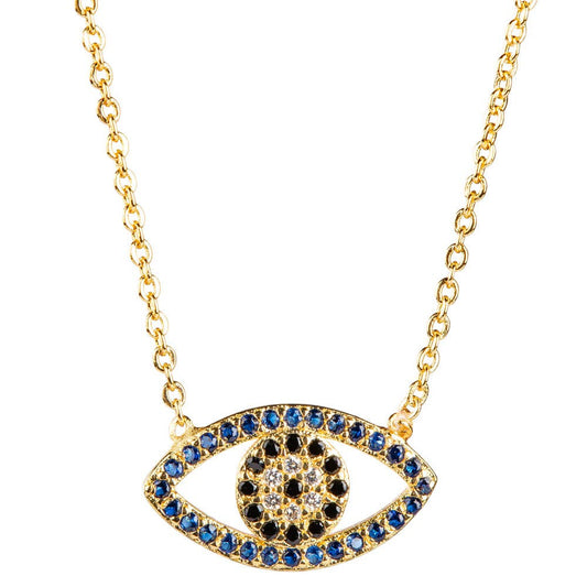 ADJUSTABLE EVIL EYE NECKLACE