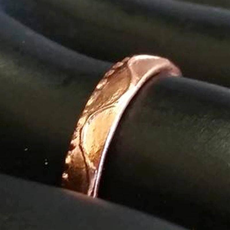 Ocean Motif Pure Healing Copper Adjustable Beach Toe Rings