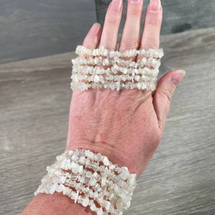 Gemstone Chip Bracelets