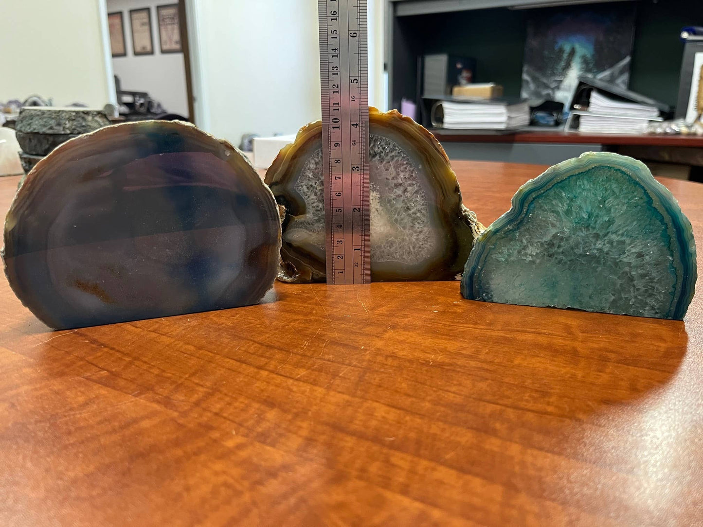Large Assorted Agate ends- Sold By the Piece