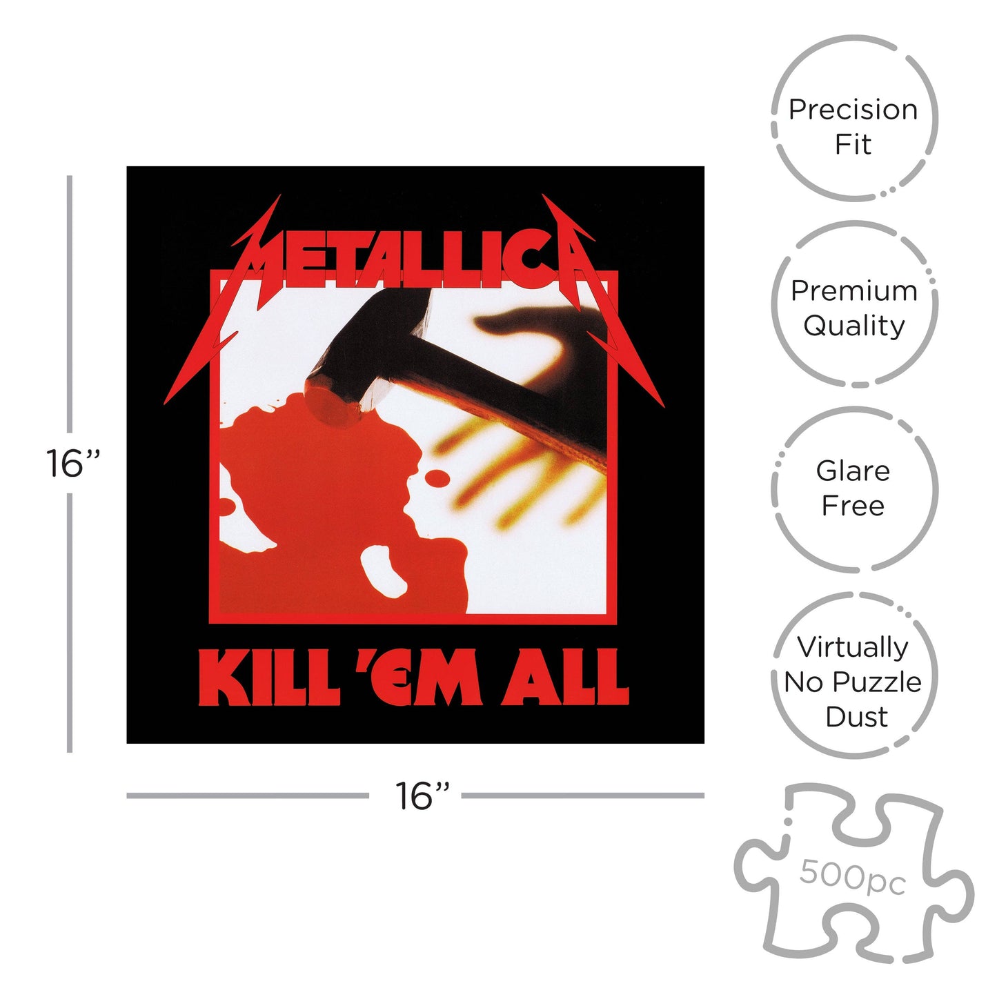 Metallica Kill Em All (500 Piece Jigsaw Puzzle)