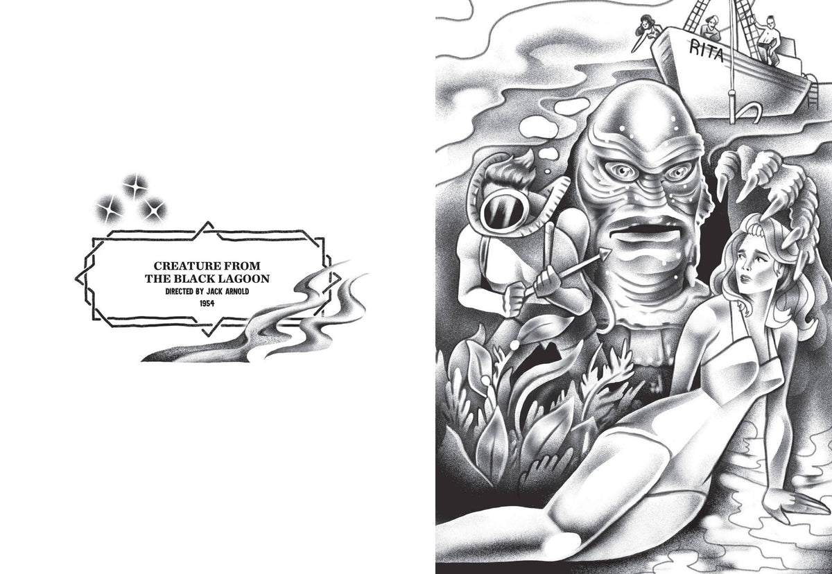 Classic Horror Movies Coloring Book