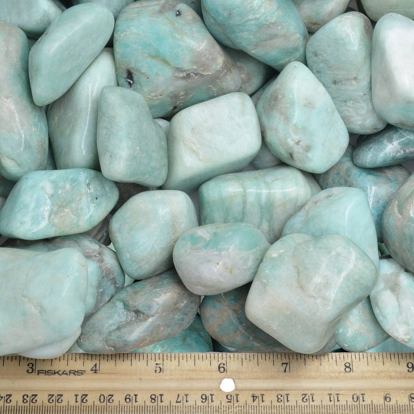 Tumbled Amazonite - XL - A Grade - Brazil (1 lb)