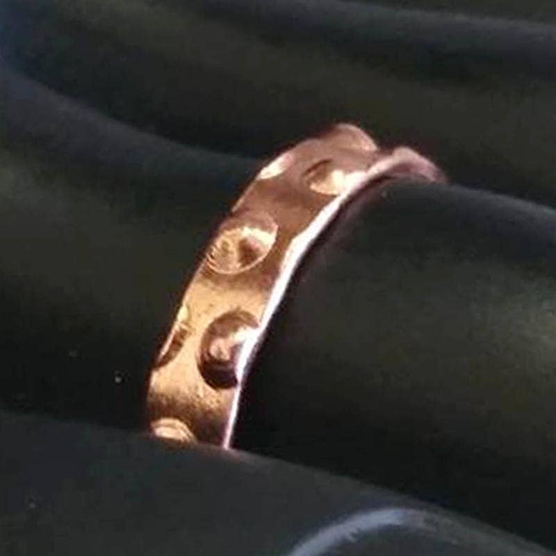 Ocean Motif Pure Healing Copper Adjustable Beach Toe Rings