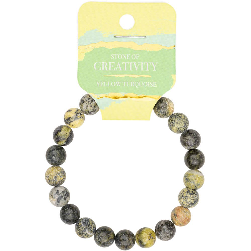 8mm Crystal Gemstone Energy Bead Stretch Bracelets