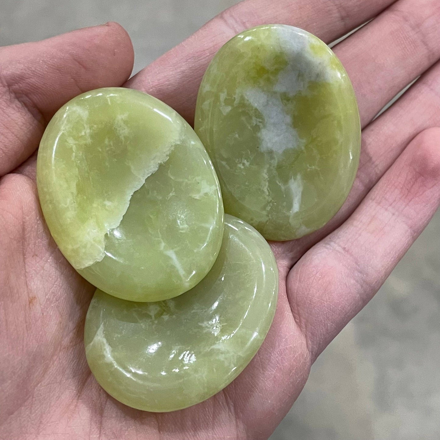 Oval Gemstone Worry Stones – Bulk Pocket Crystals