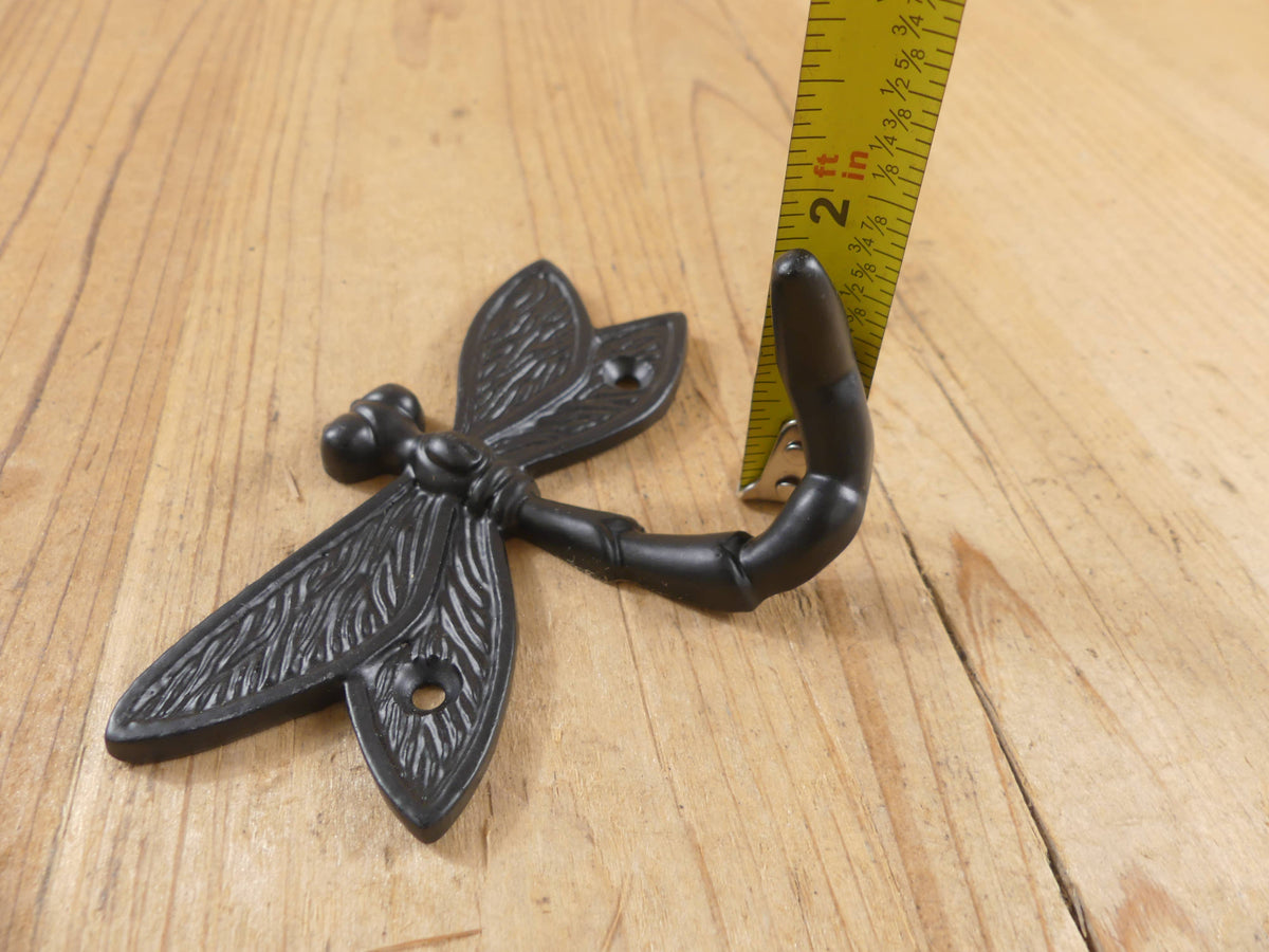 BLACK DRAGONFLY COAT HOOK