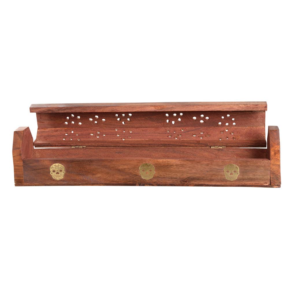 Sugar Skull 12" Incense Box