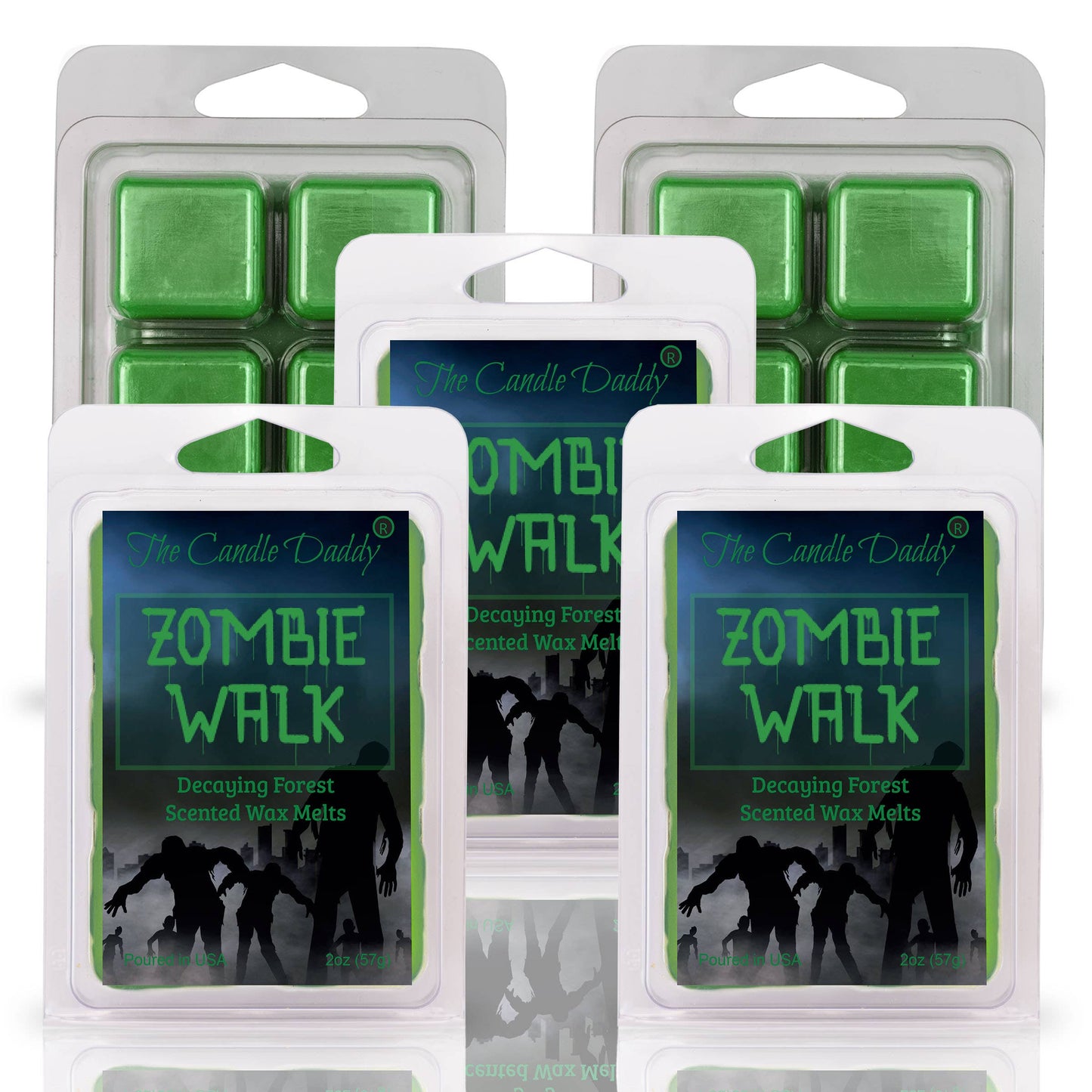 FUNNY FALL HALLOWEEN - ZOMBIE WALK - FOREST WAX MELT