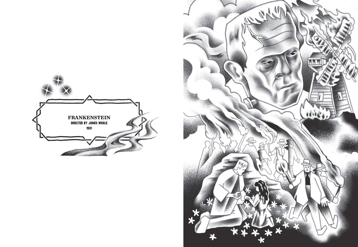 Classic Horror Movies Coloring Book
