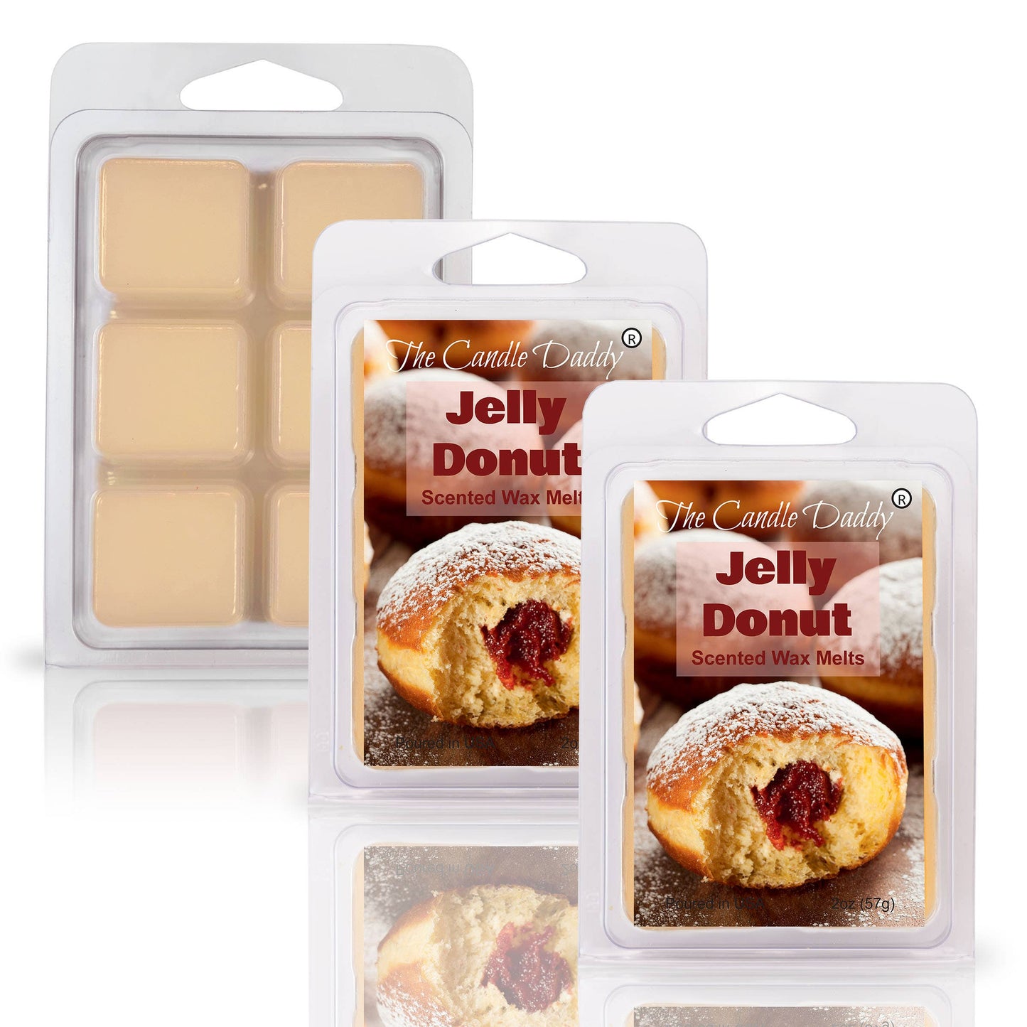 JELLY DONUT - SWEET PASTRY AND FRUIT SCENTED WAX MELT