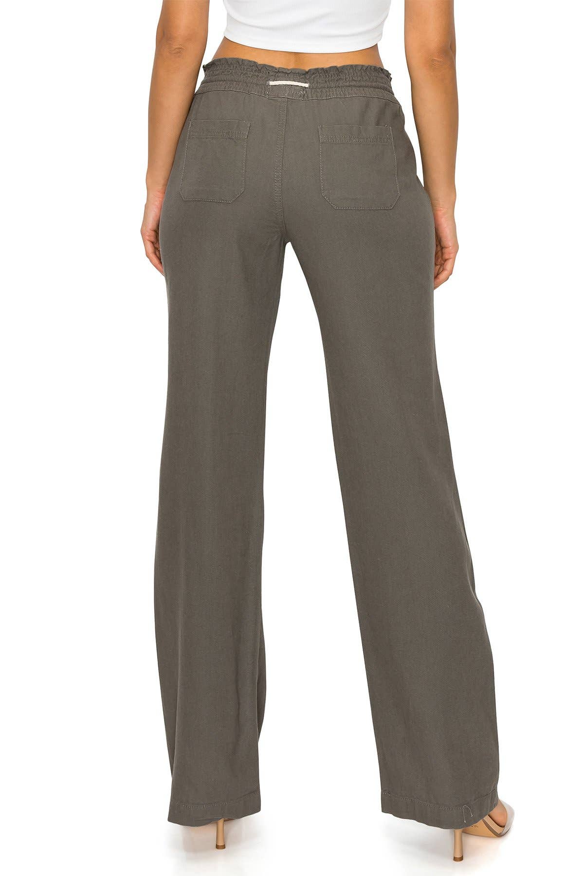 CALI1850 LINEN WIDE-LEG DRAWSTRING PANT (07024JLN000)