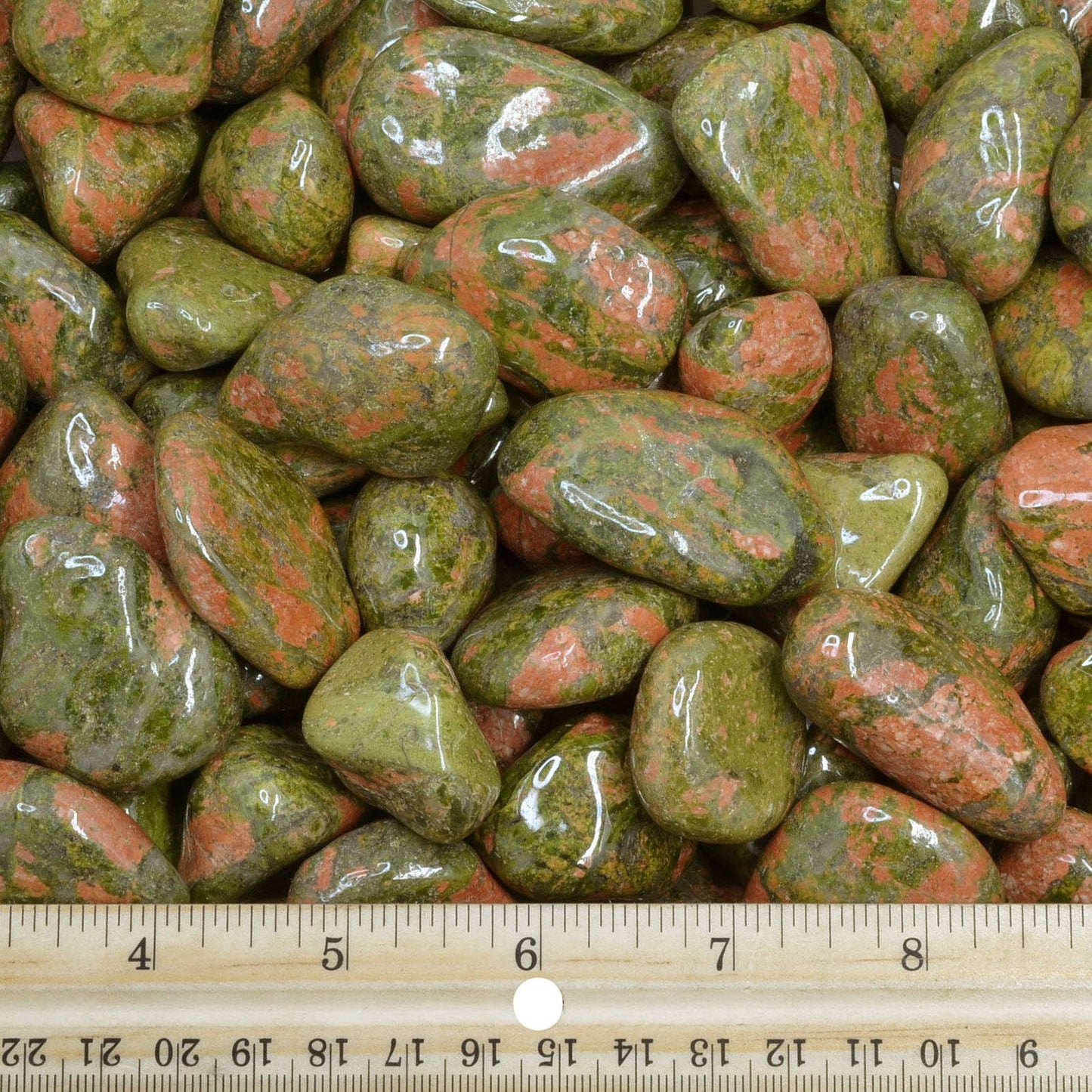 Tumbled Unakite - 1" to 1.75" - Size 8