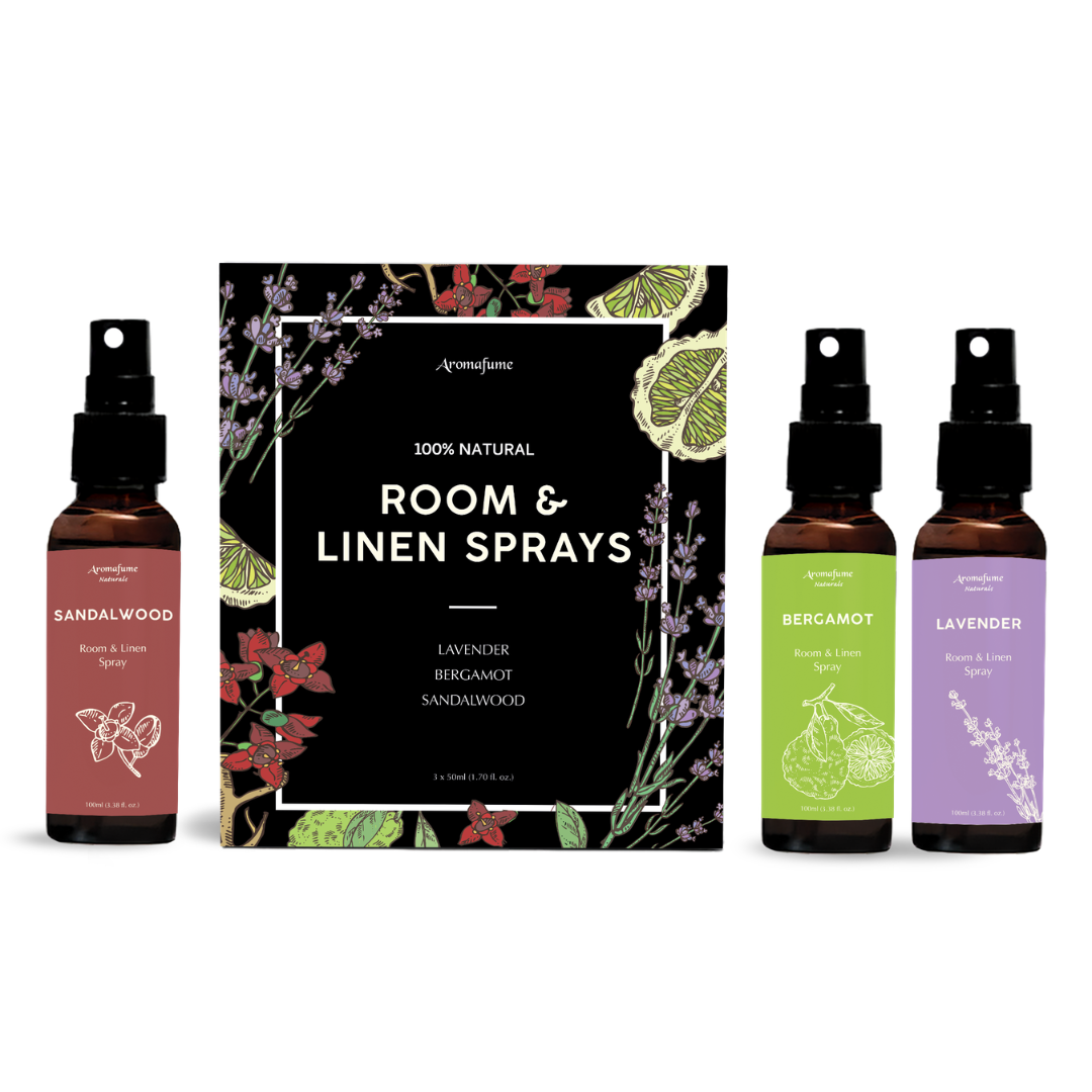 100% Natural Room Spray Gift Set | Aromatherapy Spray Set