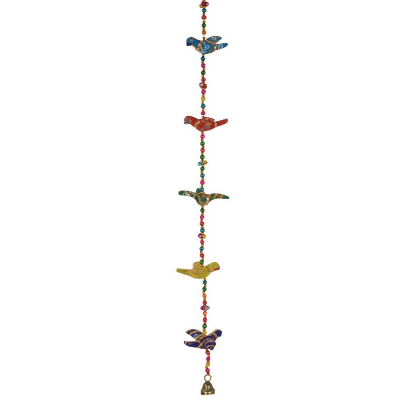 Recycled Five Bird Garland