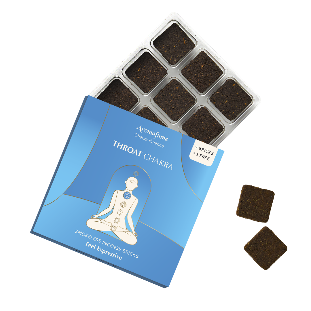 Throat Chakra Incense Bricks | Lavender & Pineapple