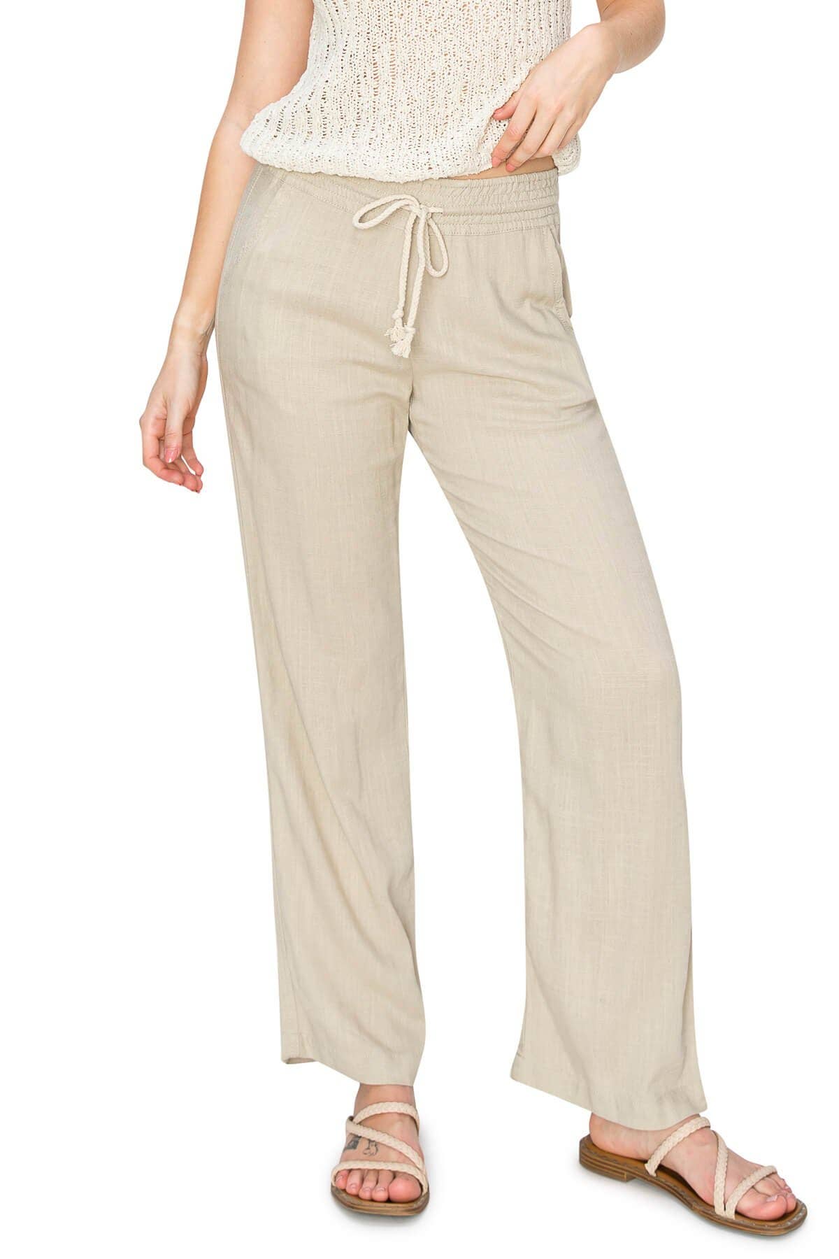 CALI1850 HIGH WAIST LOUNGE BEACH TROUSER (50130JLN260)