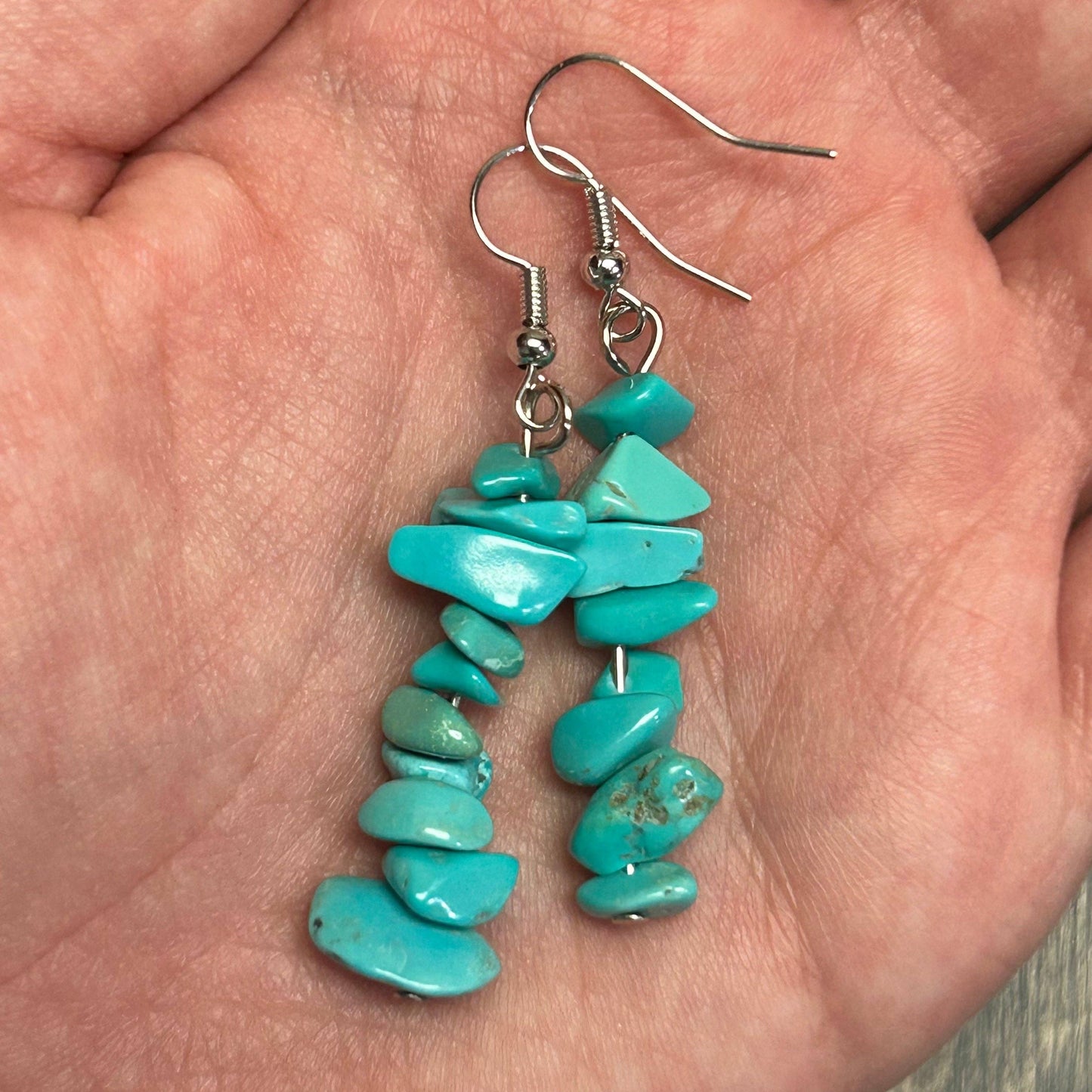 Gemstone Chip Dangle Earrings – Crystal Jewelry for Retailer