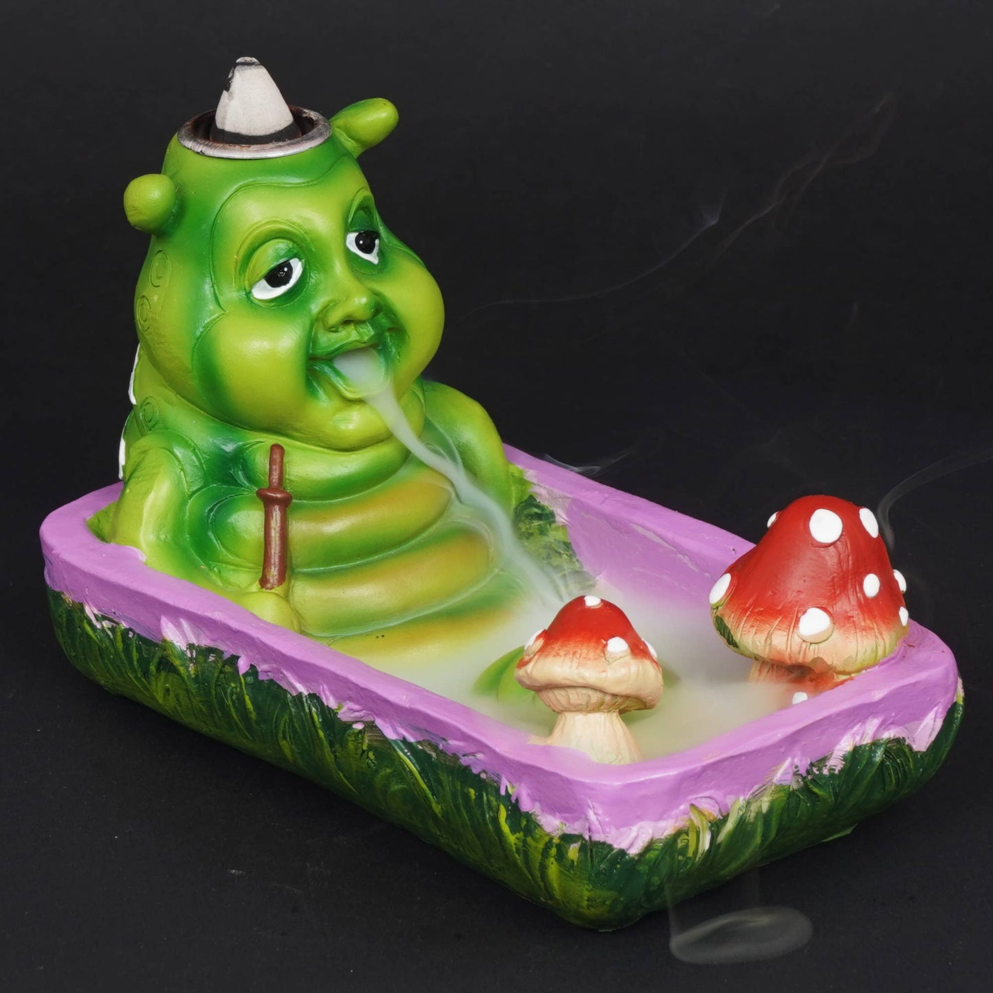 Caterpillar Hookah Backflow Incense Burner