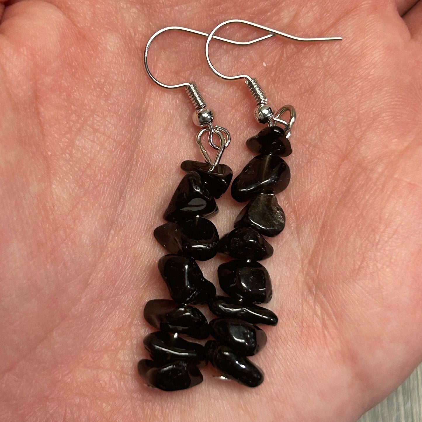 Gemstone Chip Dangle Earrings – Crystal Jewelry for Retailer
