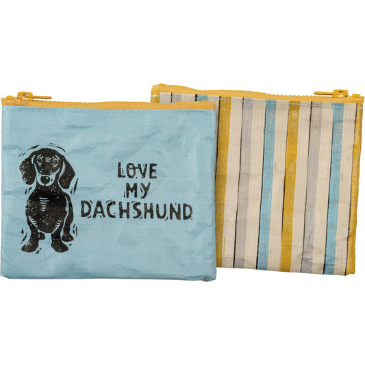 Love My Dachshund Zipper Wallet