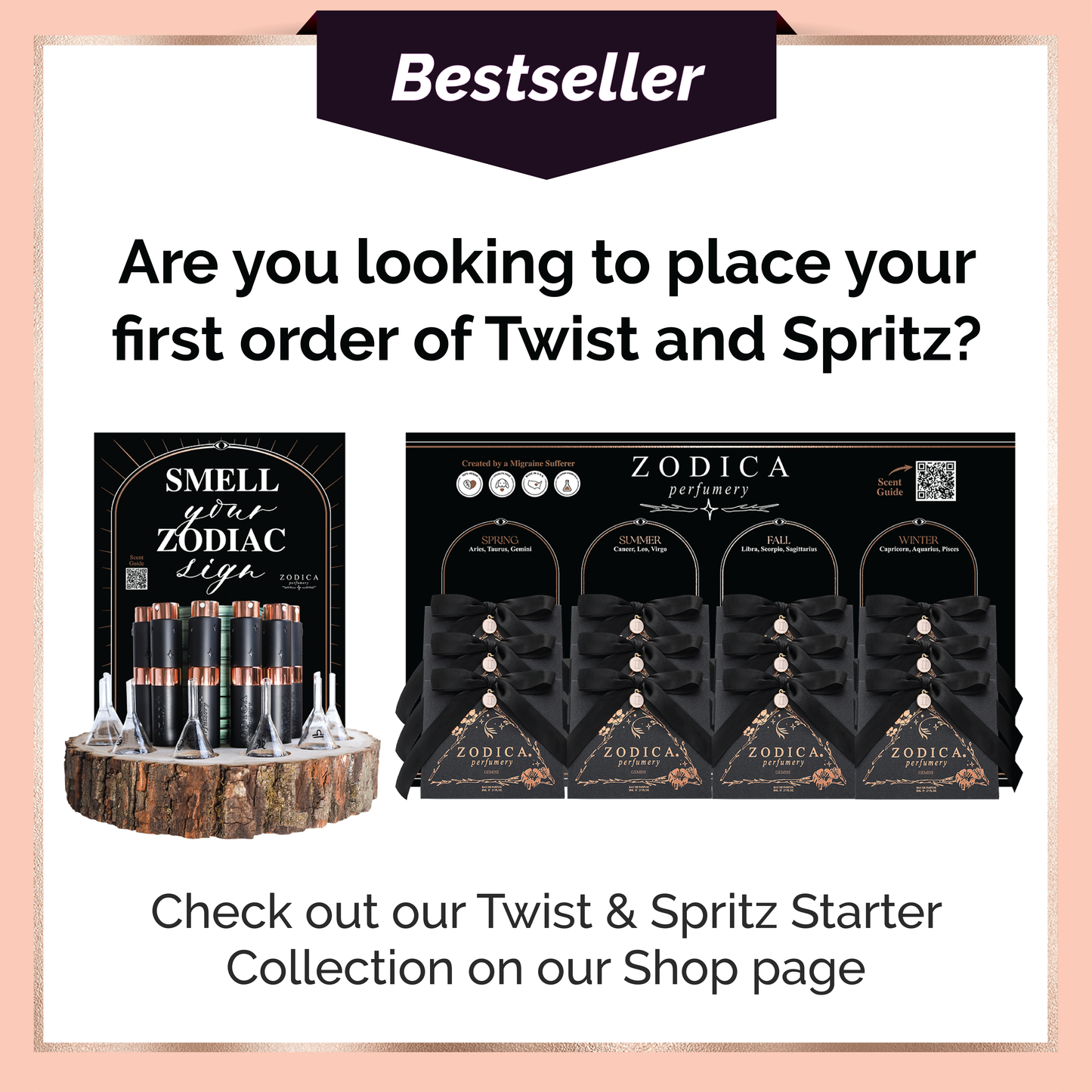 Zodiac Perfume Twist & Spritz Travel Spray