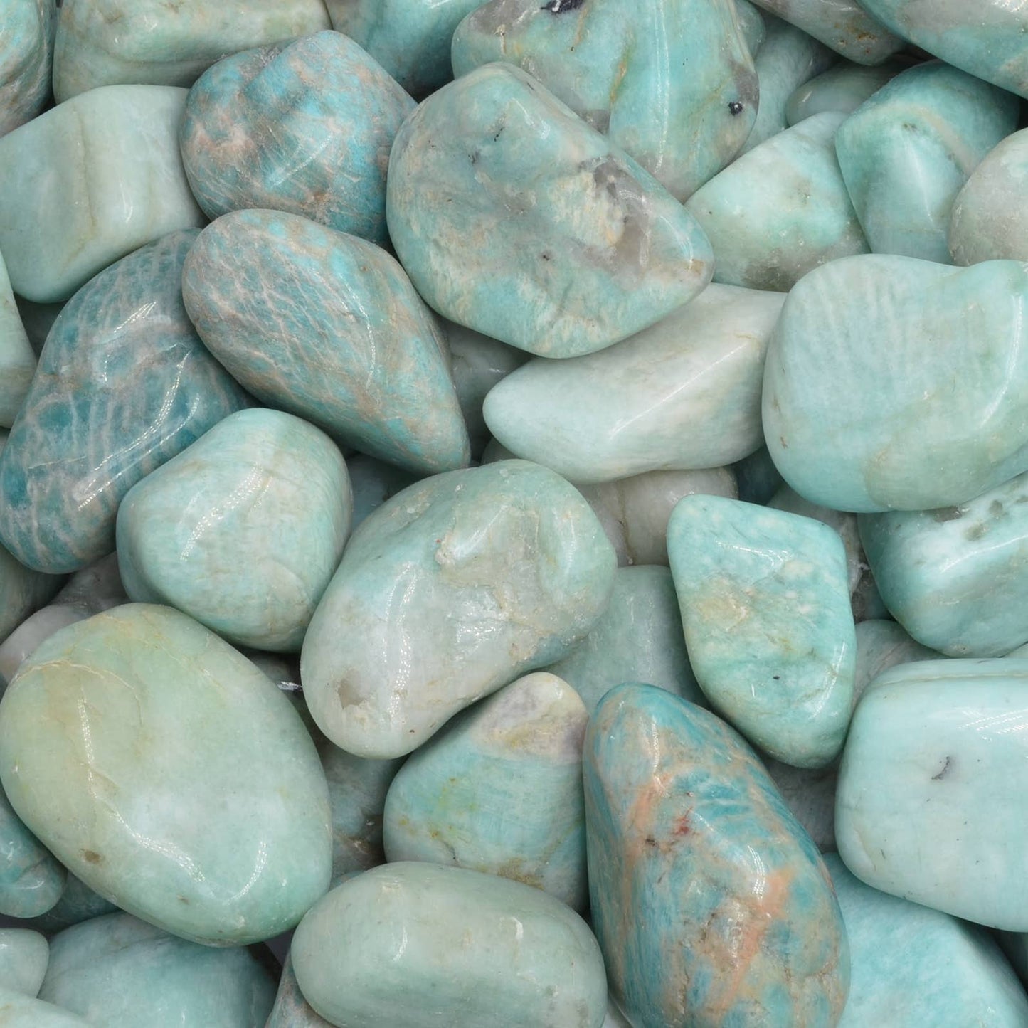 Tumbled Amazonite - XL - A Grade - Brazil (1 lb)