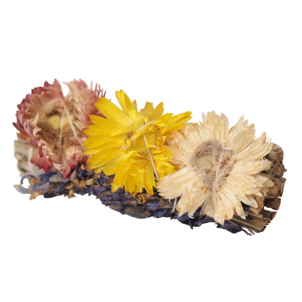 WHITE SAGE/FLOWERS - COURAGE