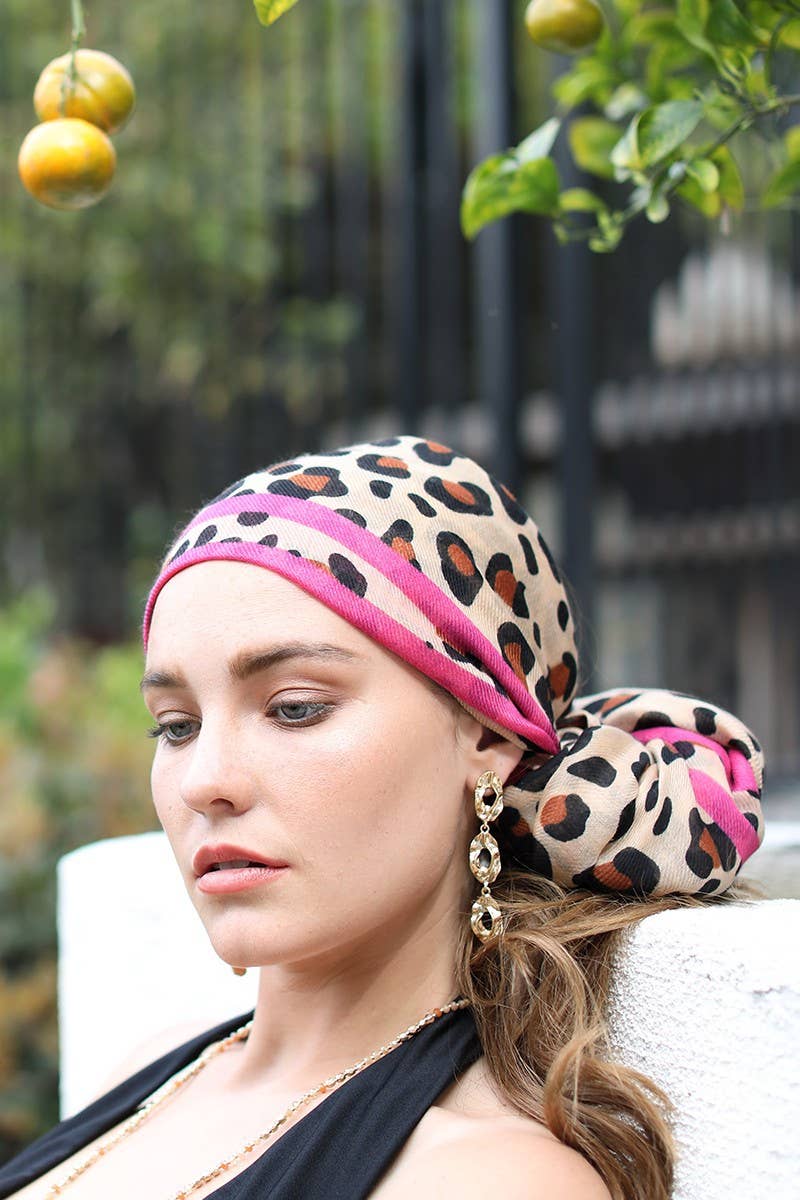 Leopard Print Scarf