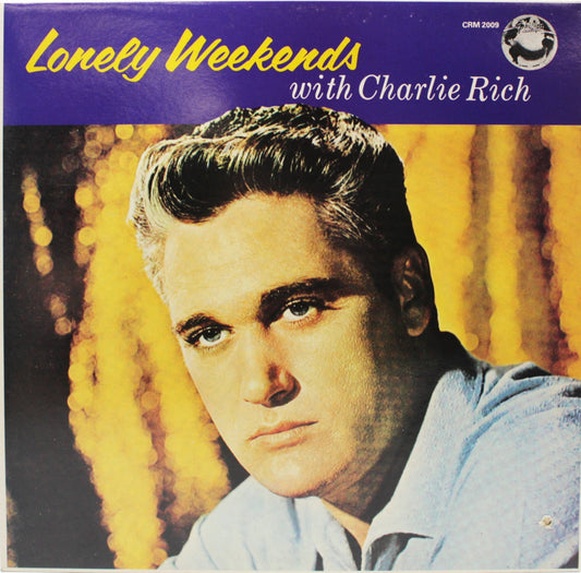 12" Vinyl LP Record - Charlie Rich - Lonely Weekends Country