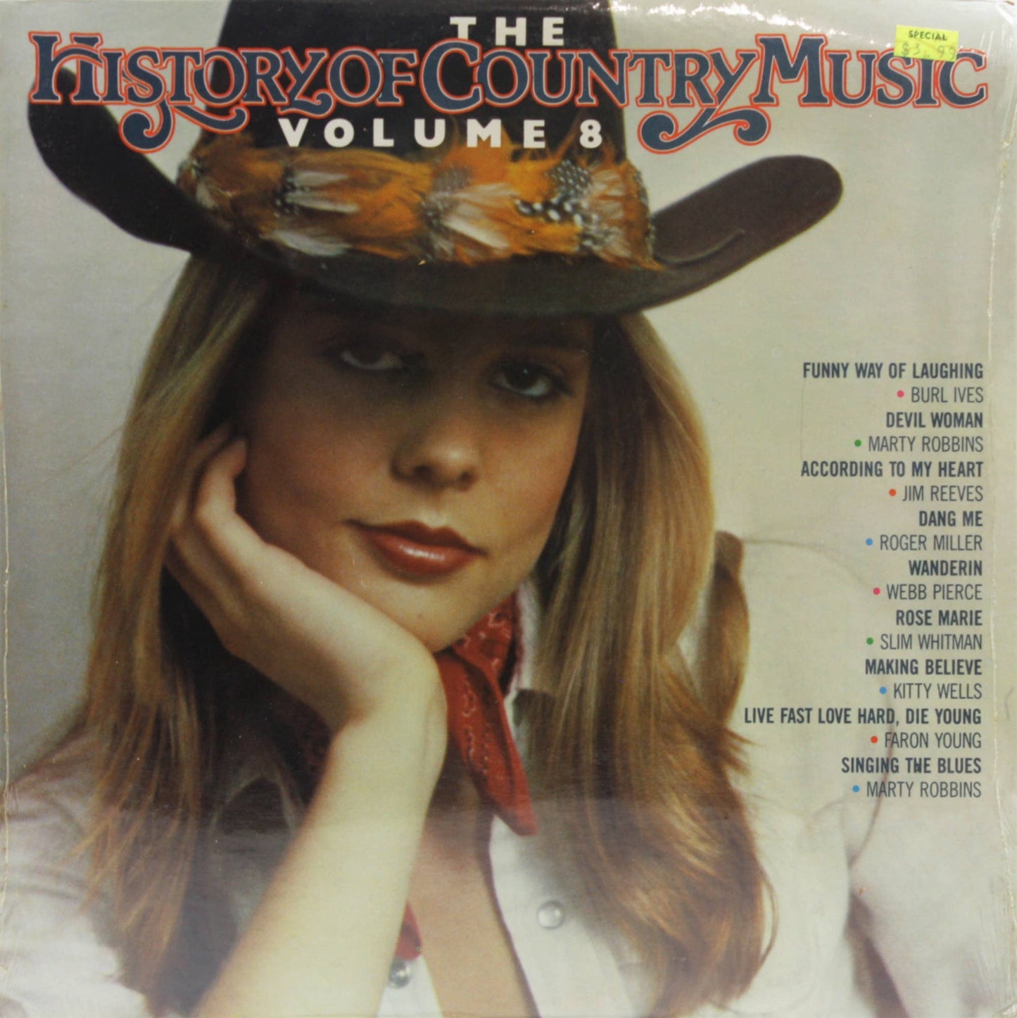 12" Vinyl LP Record - VA - History Of Country Music 8 1980s