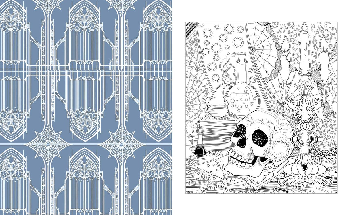 Gothic Coloring Book: Over 45 Images