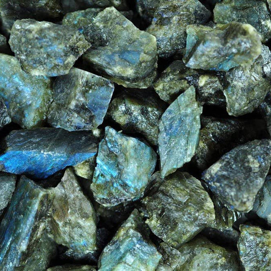 Rough Labradorite Crystals - Raw Natural Stones