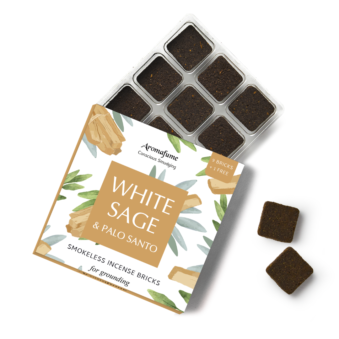 White Sage & Palo Santo Incense Bricks | Sage Incense