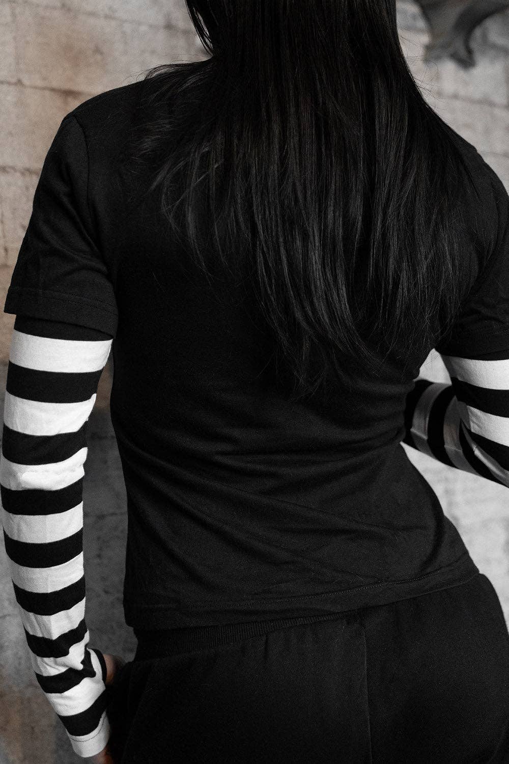 Melancholy Layered Striped Top
