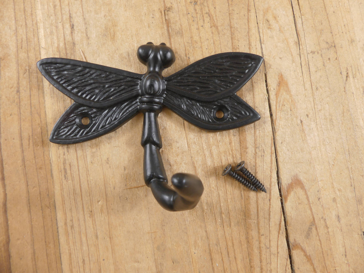 BLACK DRAGONFLY COAT HOOK