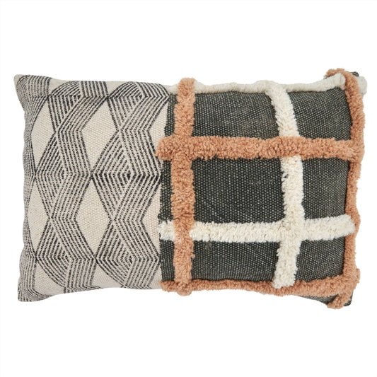 Printed and Tufted Pillow