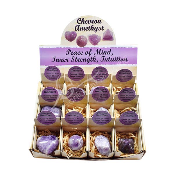 AMETHYST, CHEVRON (SET OF 12) 8.5"L X 6.5"W (SET OF 12)