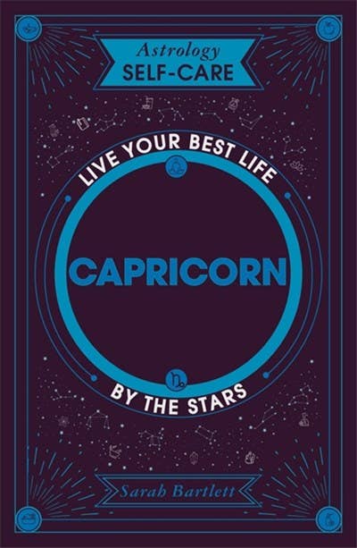 Book cover of 'Capricorn: Live Your Best Life by the Stars' with astrological design elements.