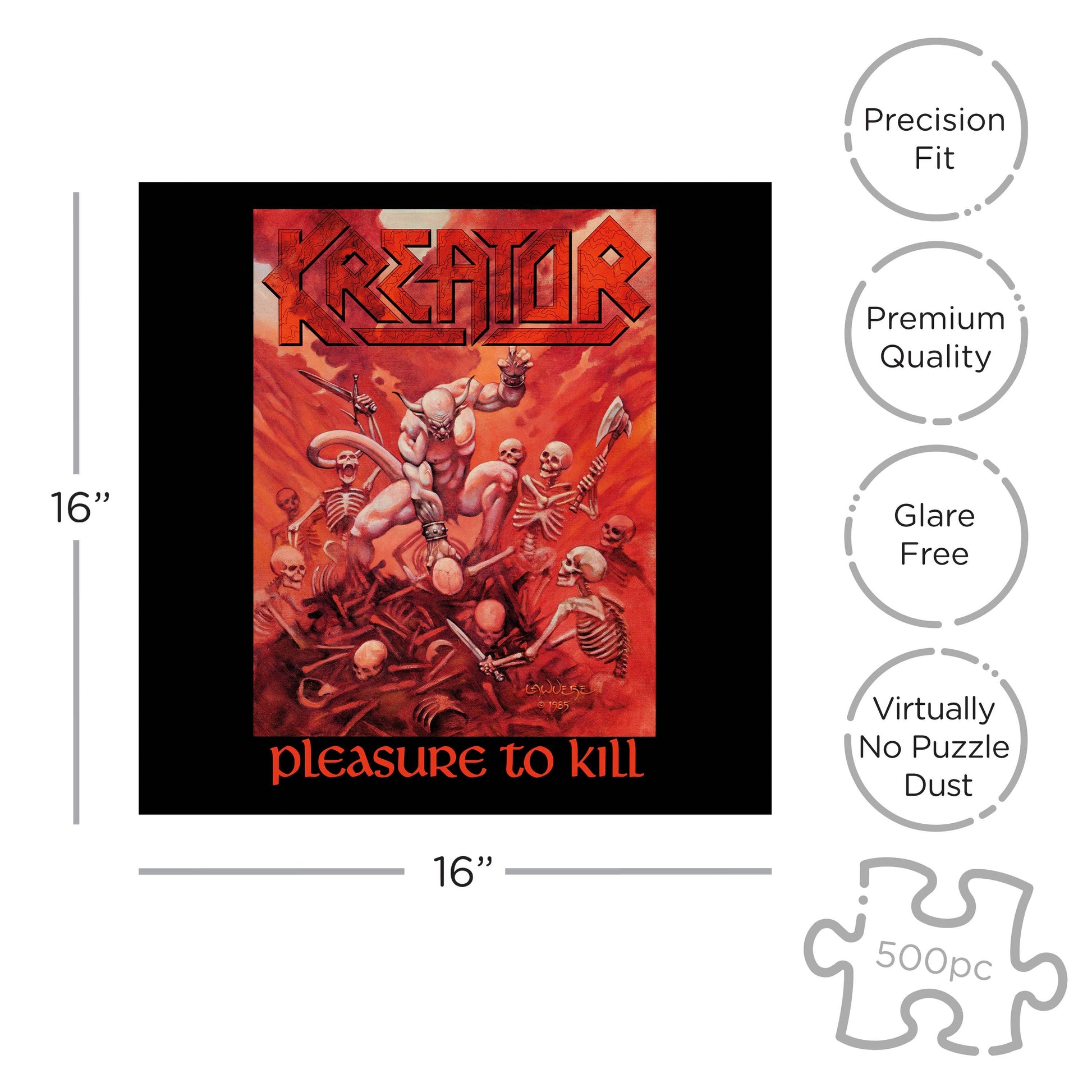 Kreator Pleasure To Kill (500 Piece Jigsaw Puzzle)