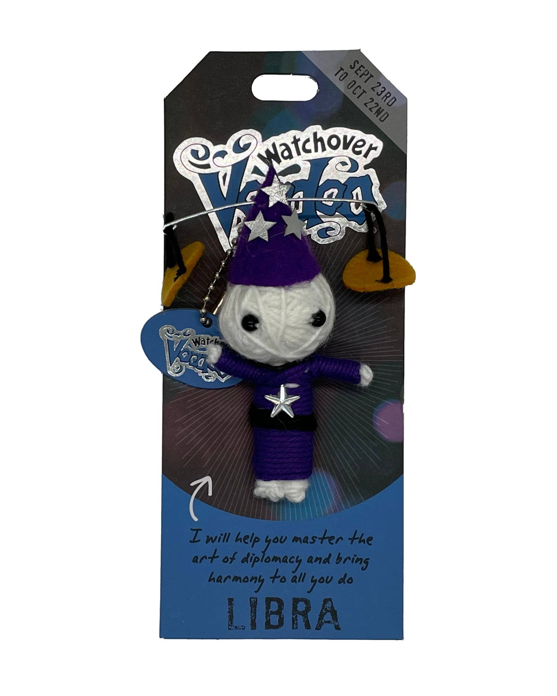 Plush toy figure of Libra from 'The Watchover' with packaging